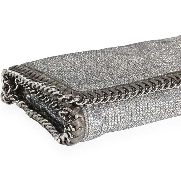 Stella McCartney Silver Metallic Falabella Crossbody Bag - Picture 6 of 7